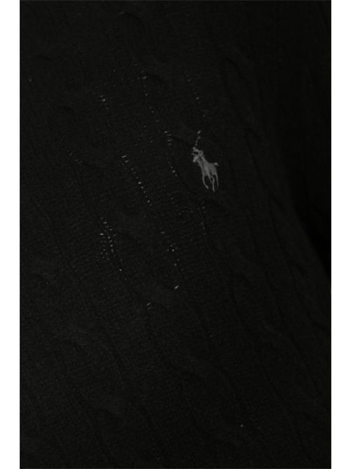 Maglione a trecce misto cashmere Black POLO RALPH LAUREN | 710876762001